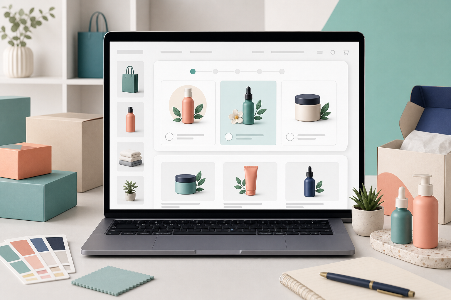 Interactive quiz added to a Shopify store with product recommendation cards and guided shopping questions